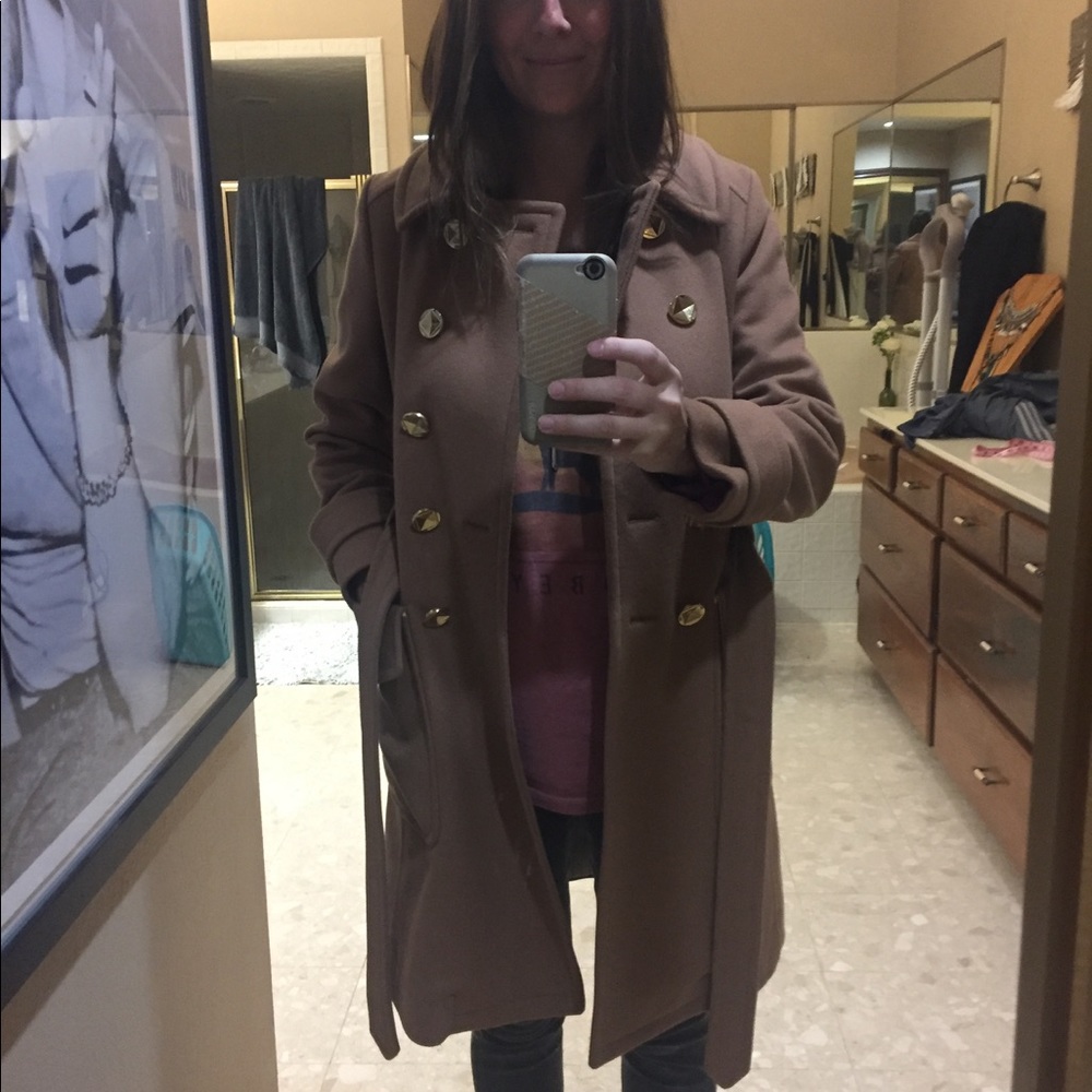 SOLD: Tan Marc by Marc Jacobs Trench Coat | S | - Picture 5 of 8