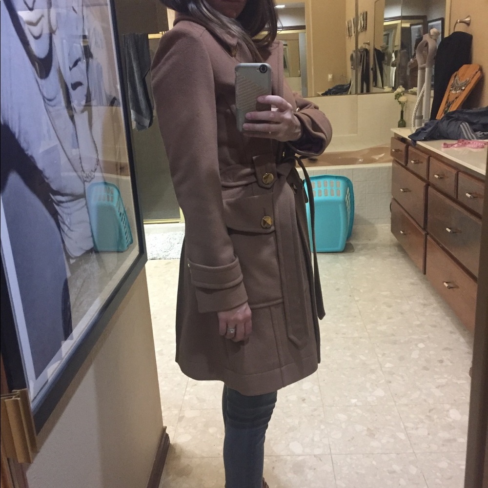 SOLD: Tan Marc by Marc Jacobs Trench Coat | S | - Picture 6 of 8