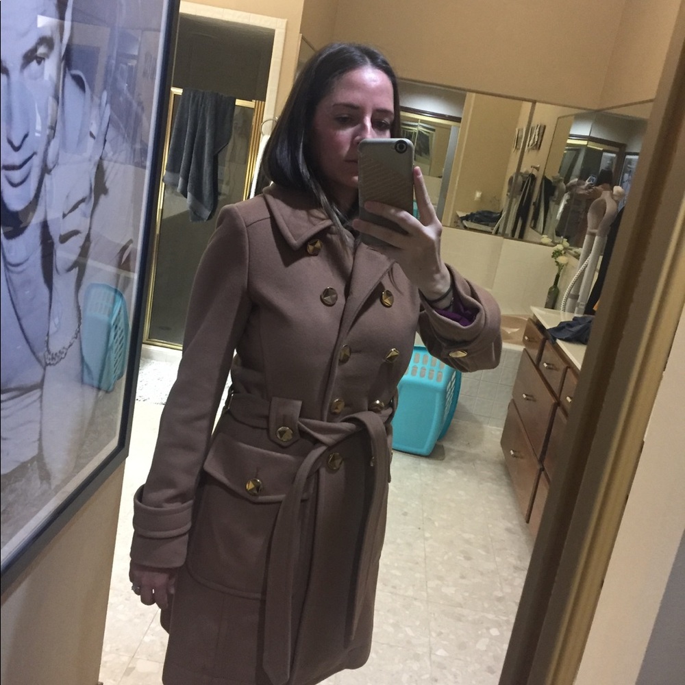 SOLD: Tan Marc by Marc Jacobs Trench Coat | S | - Picture 7 of 8
