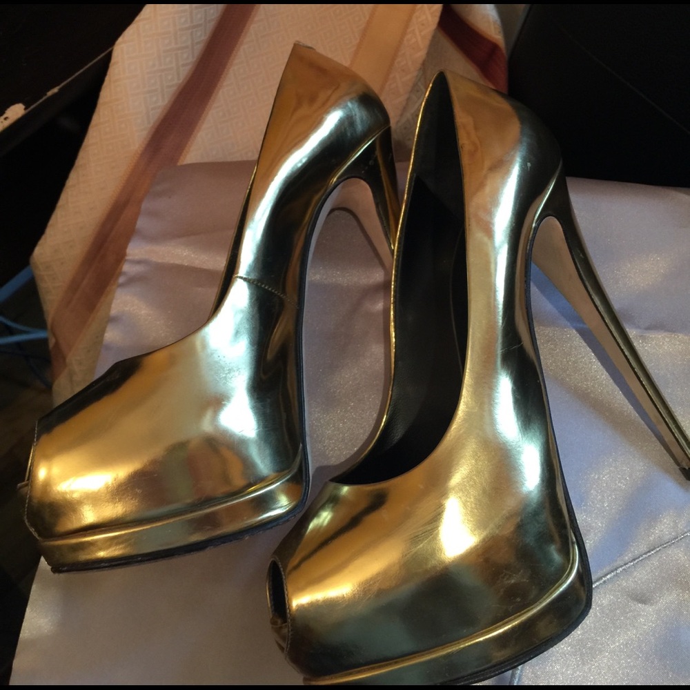 Giuseppe  zanotti gold metallic by viviglam 👠👠 - Picture 6 of 7