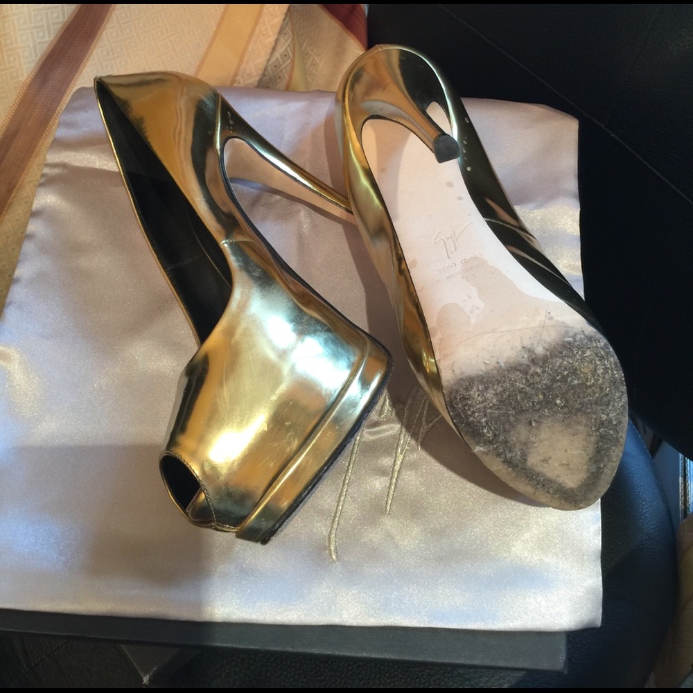 Giuseppe  zanotti gold metallic by viviglam 👠👠 - Picture 7 of 7