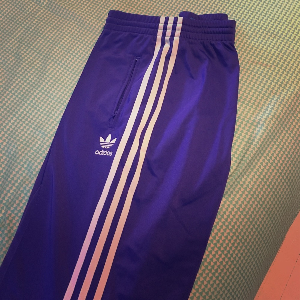 adidas Originals Firebird Track Pants in purple