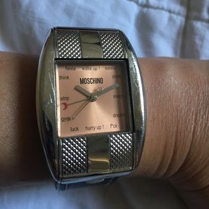 Authentic moschino watch