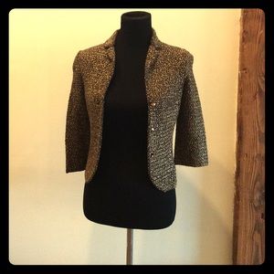 IISLI Gold & Brown Beaded Embellished Jacket
