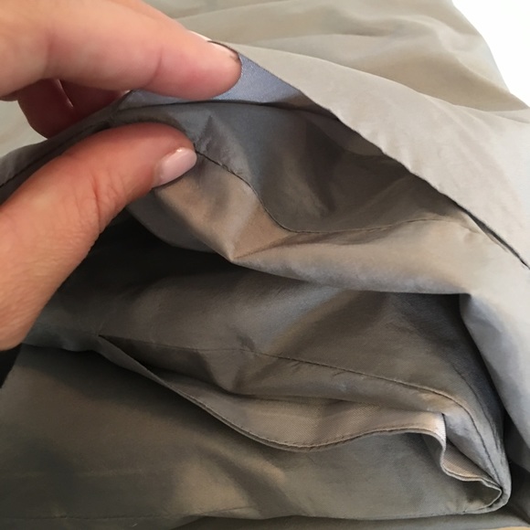 J. Crew 100% Silk Gray Taffeta Marvelle Mini Skirt - Picture 3 of 4