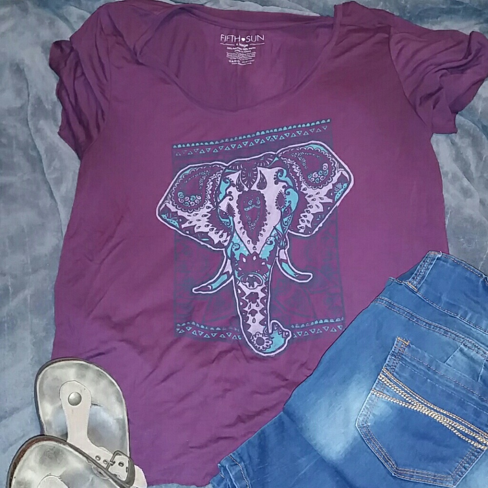 India Summer elephant shirt