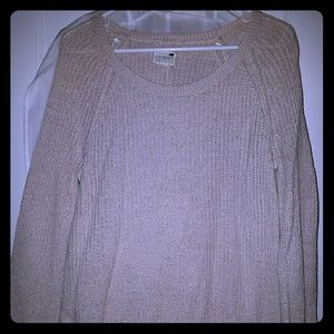 Womens sm/med tan sweater