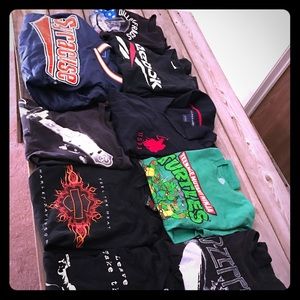 9 shirts and tops for Men. Polo Ralph Lauren etc