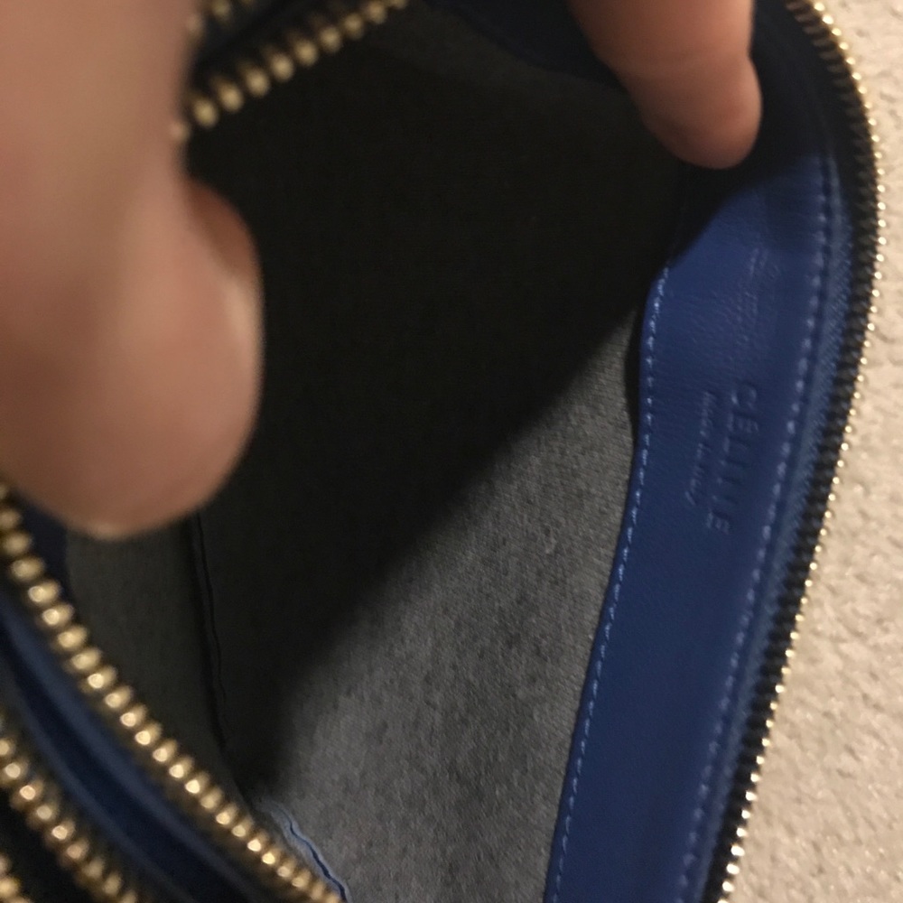 **SOLD**Celine trio small smooth leather in Sea - Picture 6 of 6
