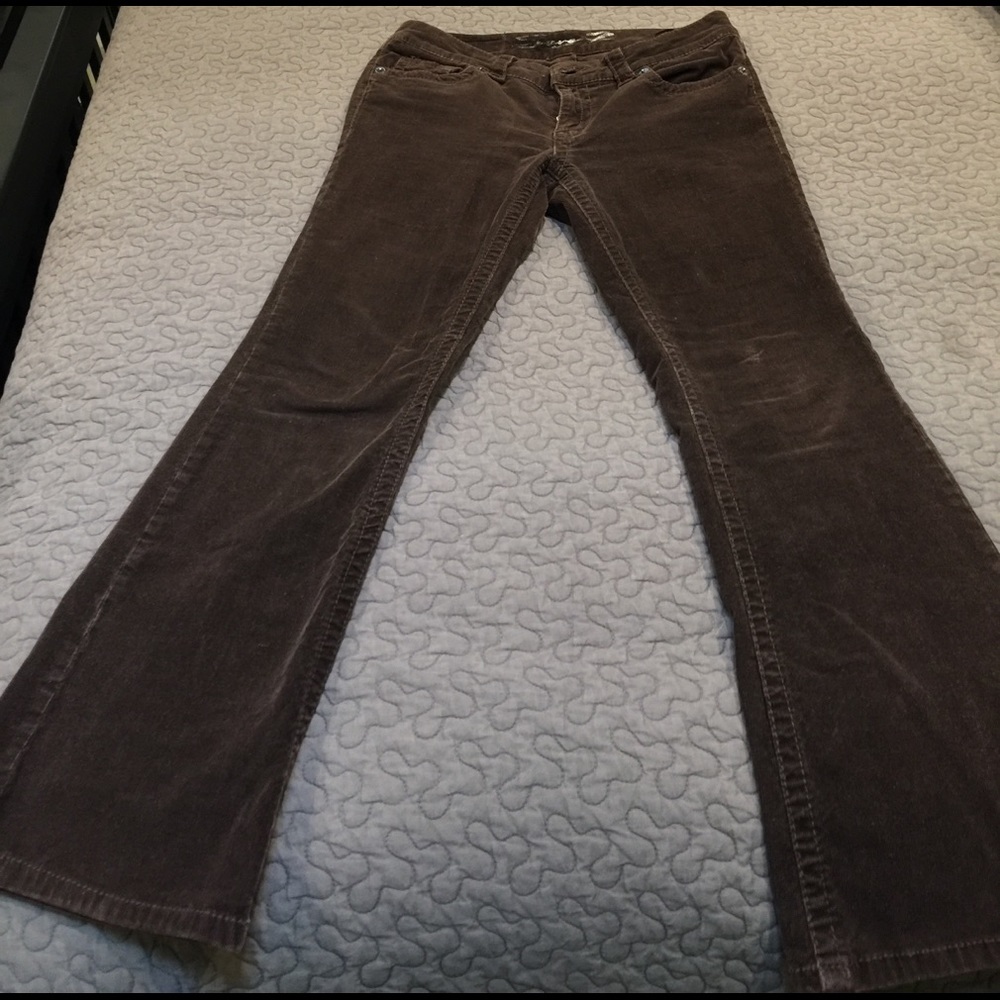 SEVEN chocolate brown cords size 10