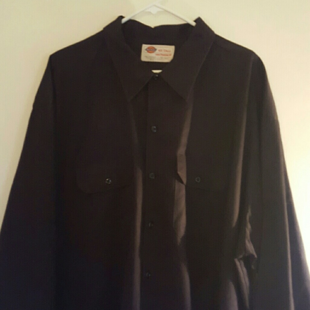 Mens Dickies 4x Tall button down shirt