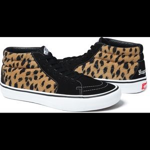 Supreme Leopard Vans