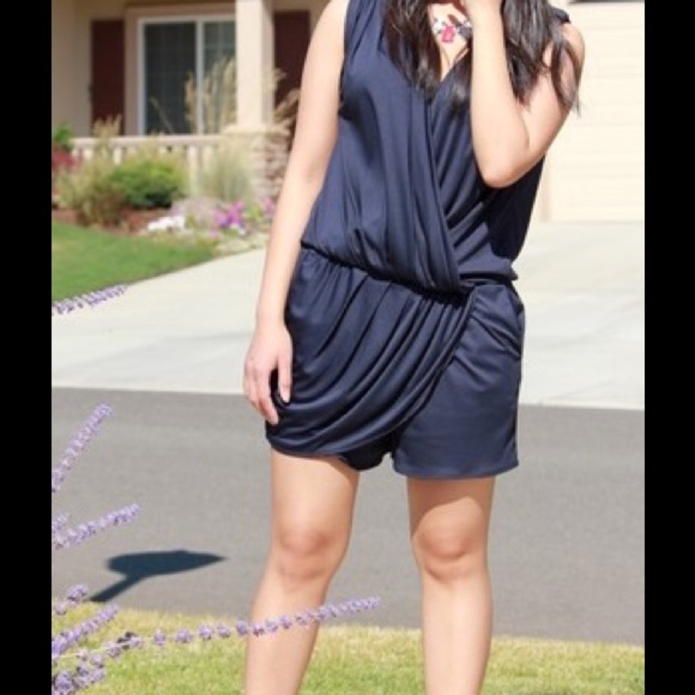 Rachel Rachel Roy navy romper