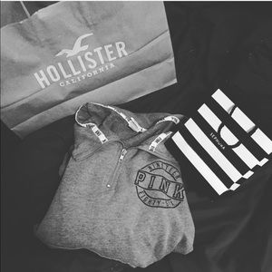 Victoria secret half zipped jacket