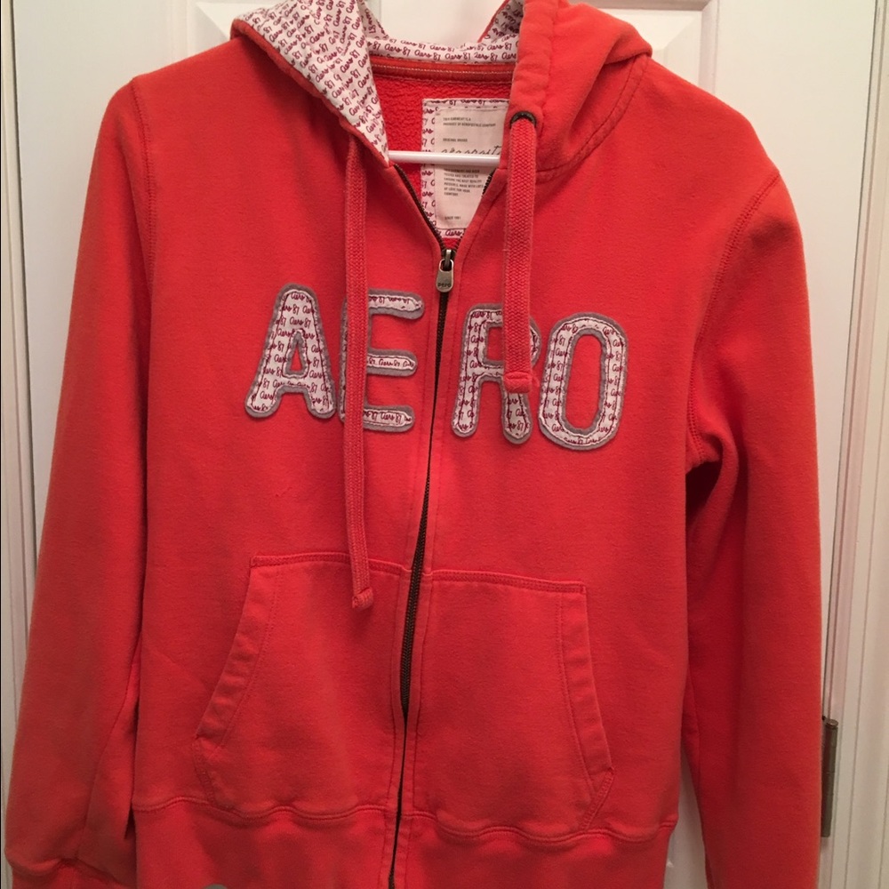 Aeropostale zip front jacket