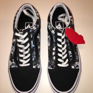 Reverse Floral Old Skool Vans