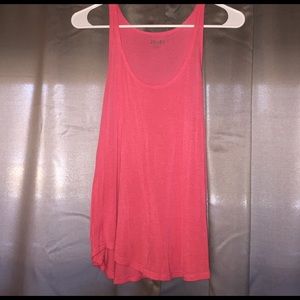 Size S, coral tank top