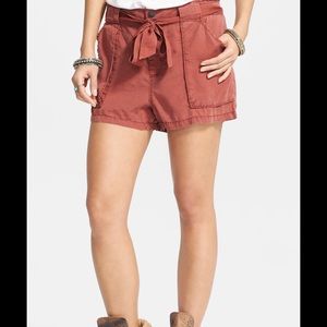 Free people "Drippy" cargo shorts
