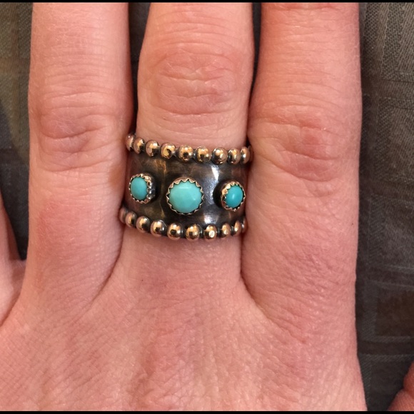 Jewelry - Turquoise Stone Ring by The Classy Trailer
