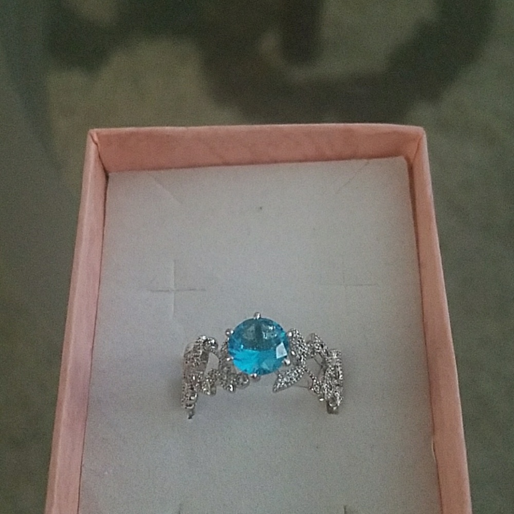 Aquamarine ring