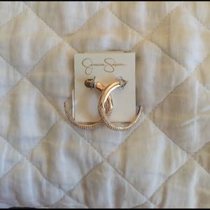 Rose Gold Jessica Simpson Earrings