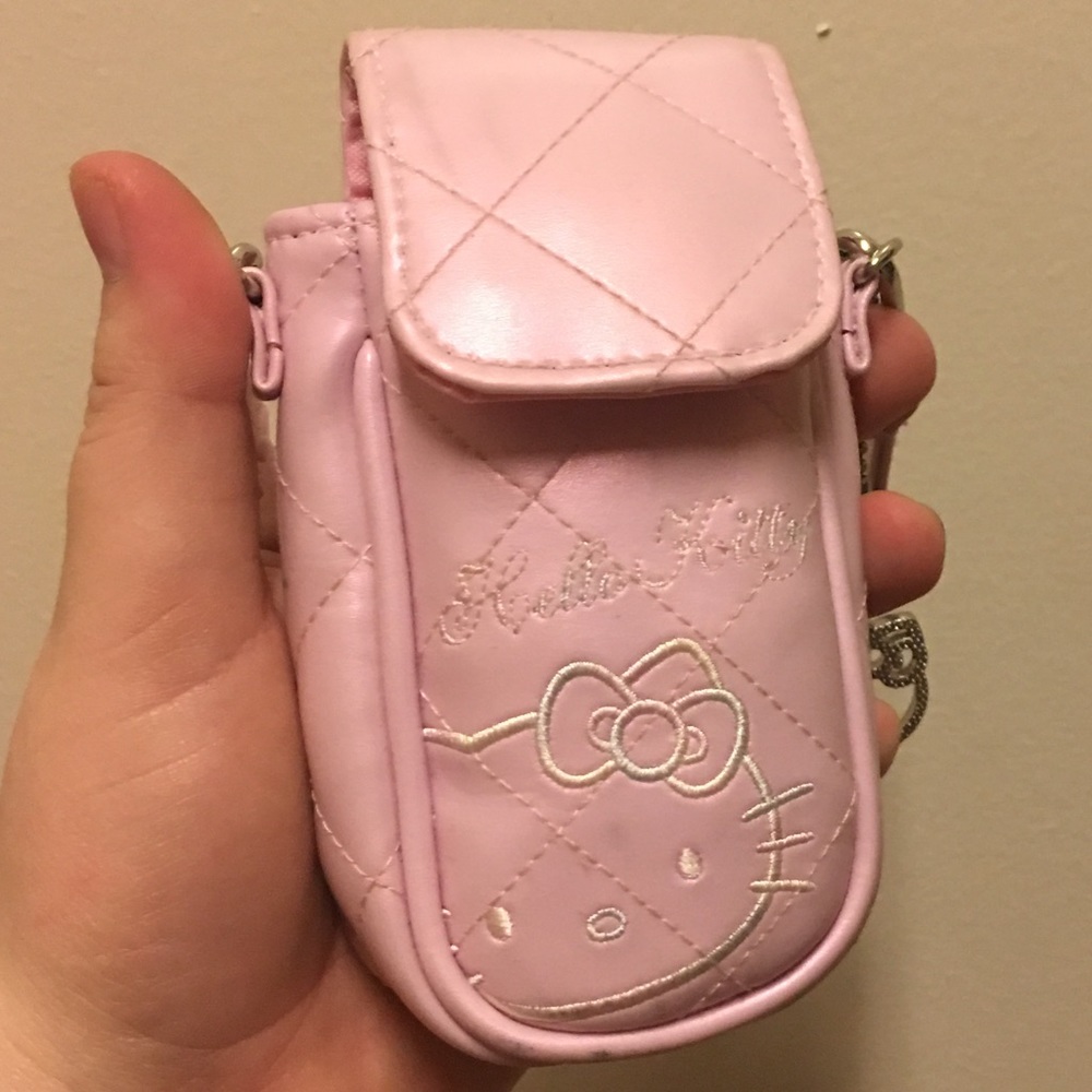 Hello kitty lipstick or cell phone holder