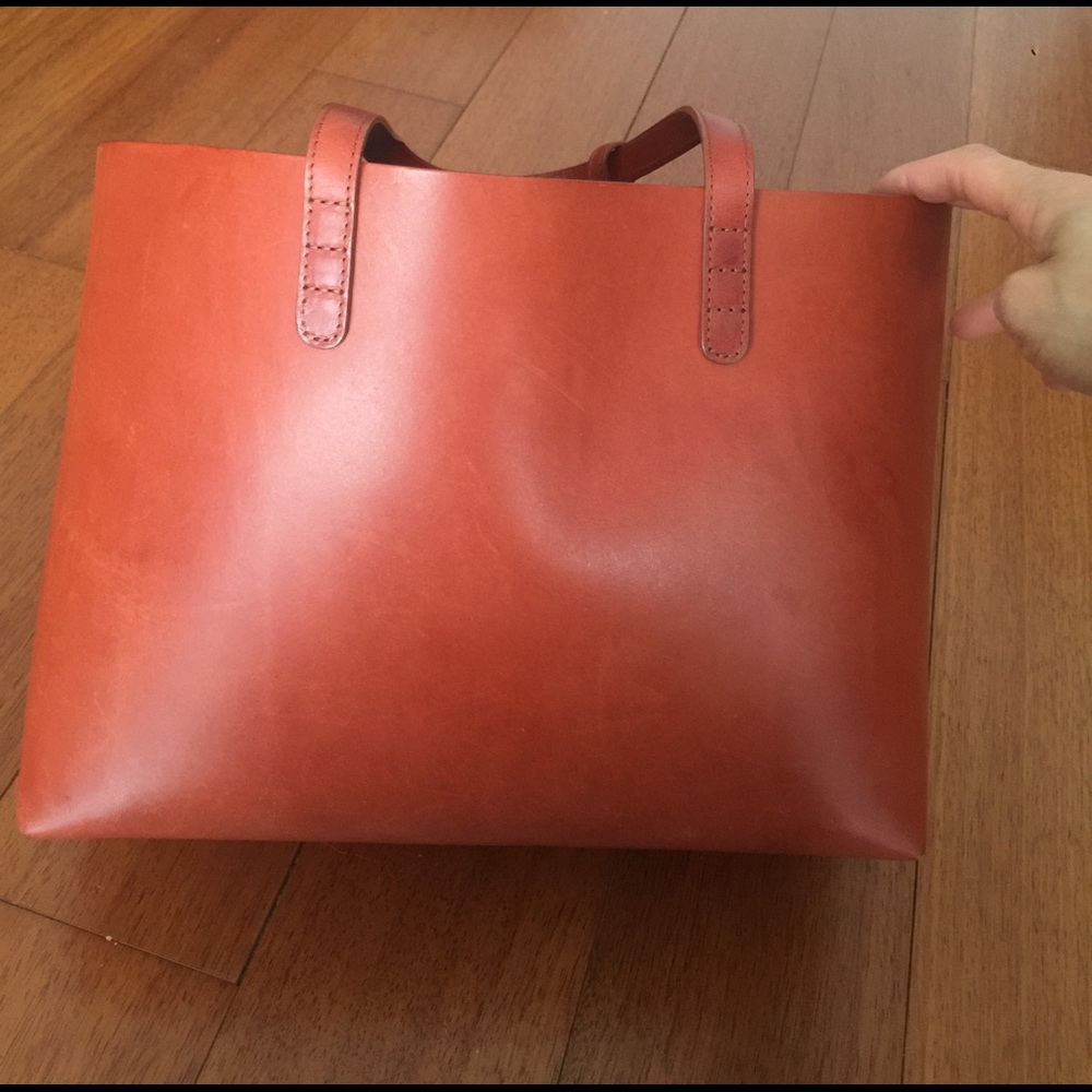 Gently Worn Mansur Gavriel Small Brandy/Avion Tote - image 3