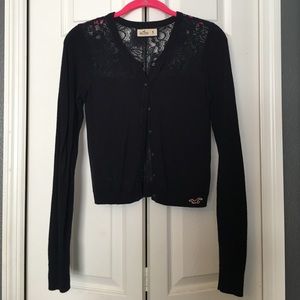 Hollister Sweater with Lace Detail