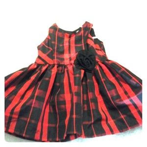 Baby girl Black and Red dress 18 months