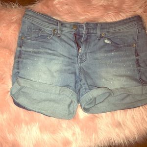 Mossimo Mid rise midi shorts size 4