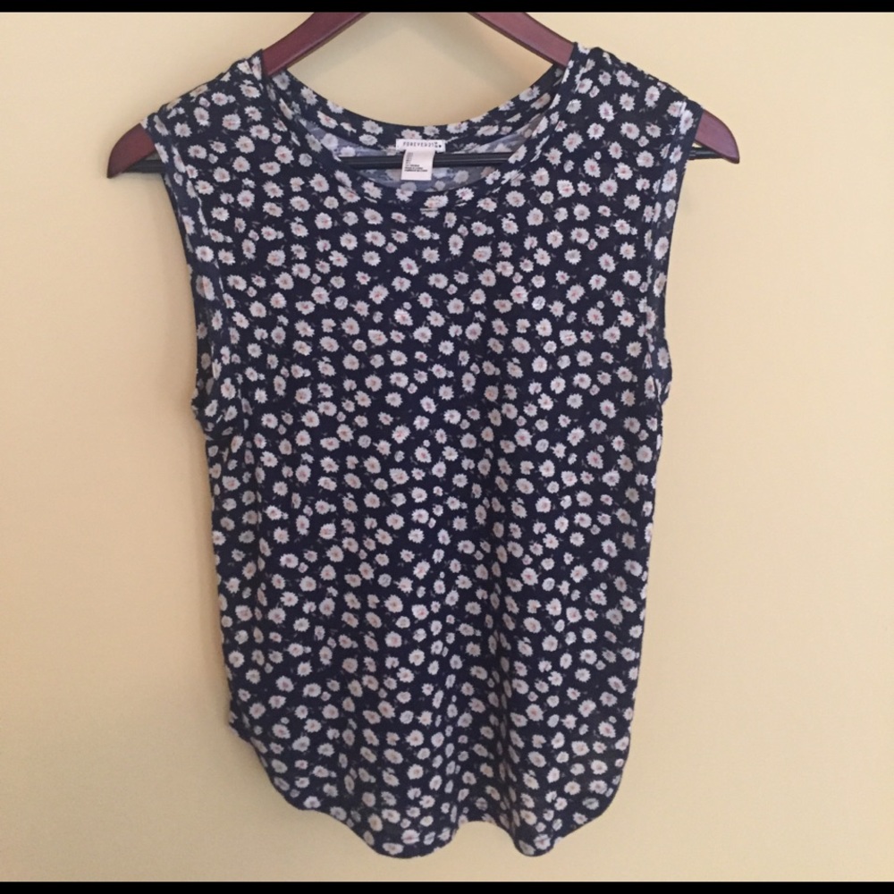 Floral print crop top