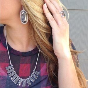 Kendra Scott "Angelina Drusy Bar Necklace"