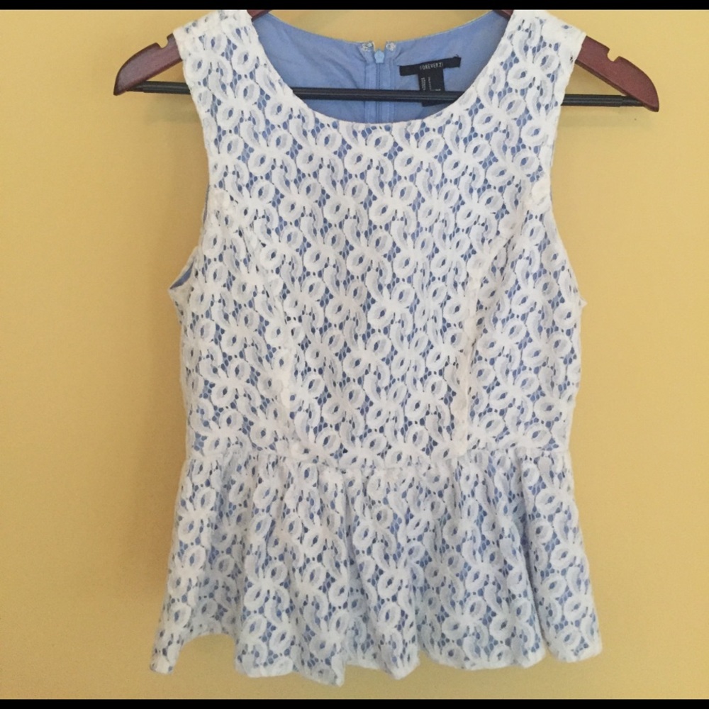 Dressy peplum tank top