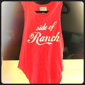 Madison & Berkeley side of ranch muscle tank