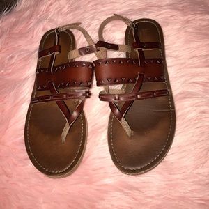 Mossimo supply co. Brown sandals size 7 1/2