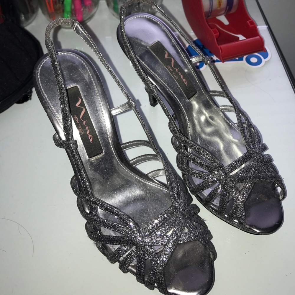 Silver heels