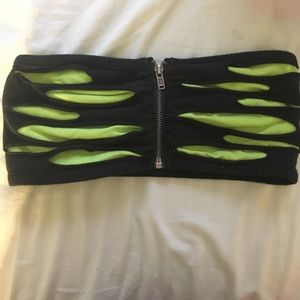 Zipper Rave Bralette