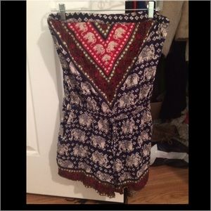 Cute romper with elephants size large