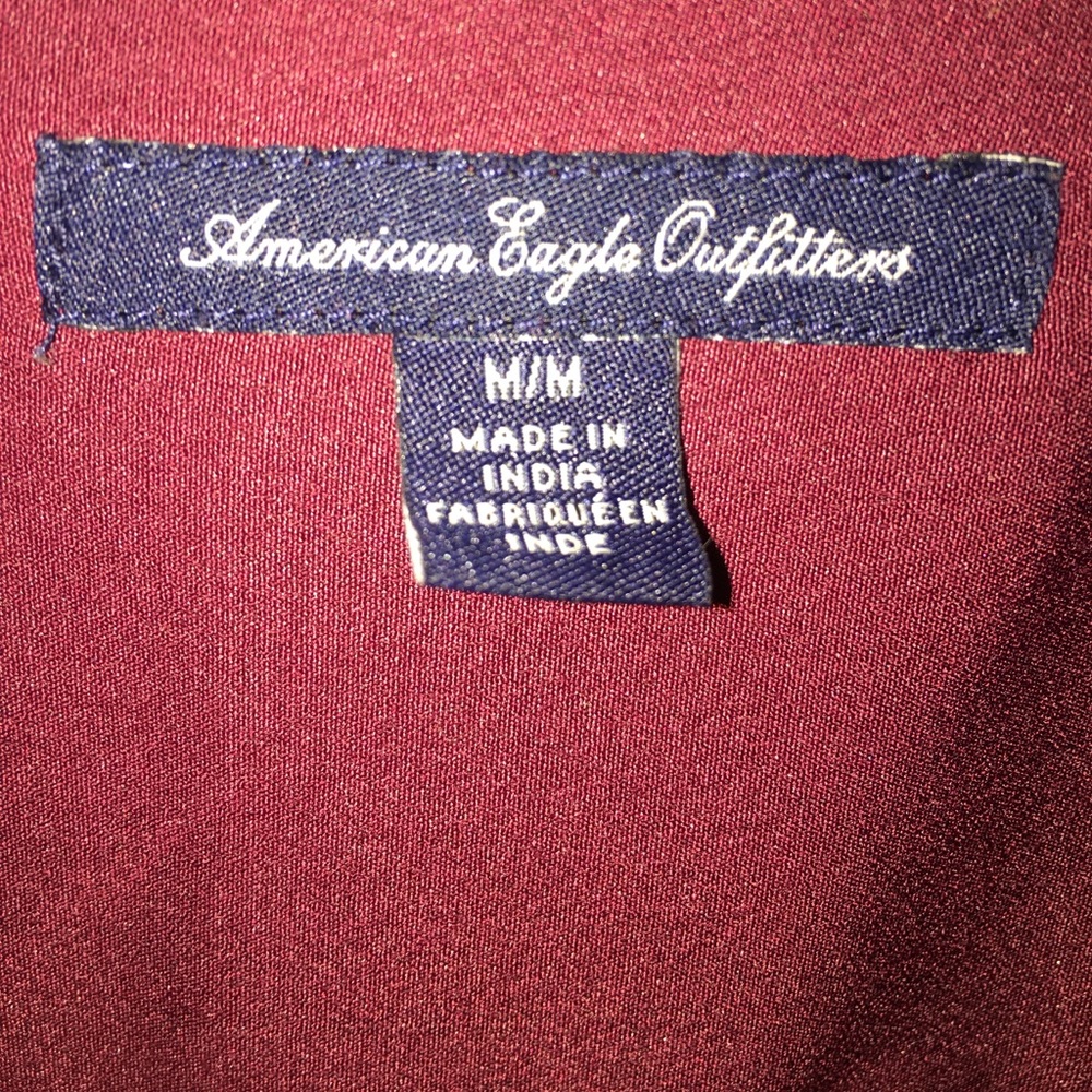 Polyester Button Down - Picture 4 of 4