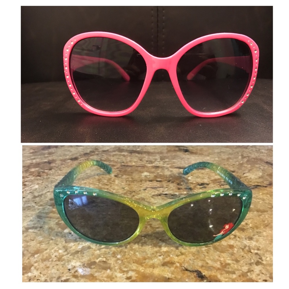 ❗️SOLD❗️Pink & a Disney Little Mermaid sunglasses