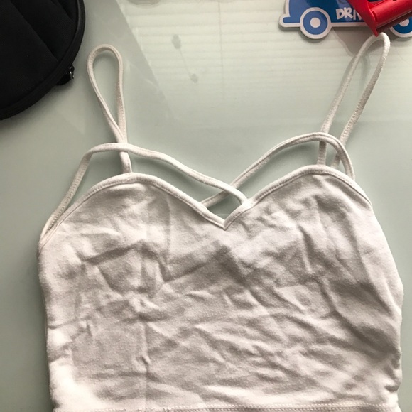 white bralette/ crop top - Picture 1 of 2