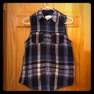 Flannel vest