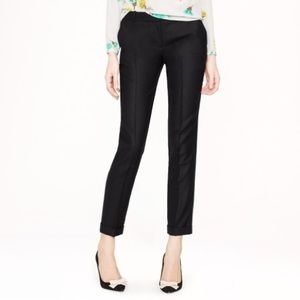 J. Crew Black Wool Cafe Capri Sz 2
