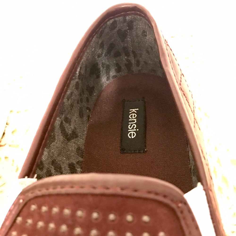 Kensie "Veronica"Leather Slip-On Sneakers - Picture 6 of 8