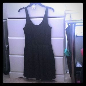 Black Pleated Dress