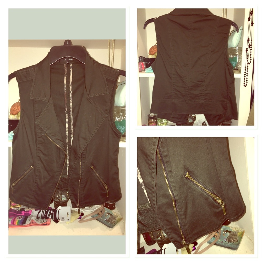 Dark green vest
