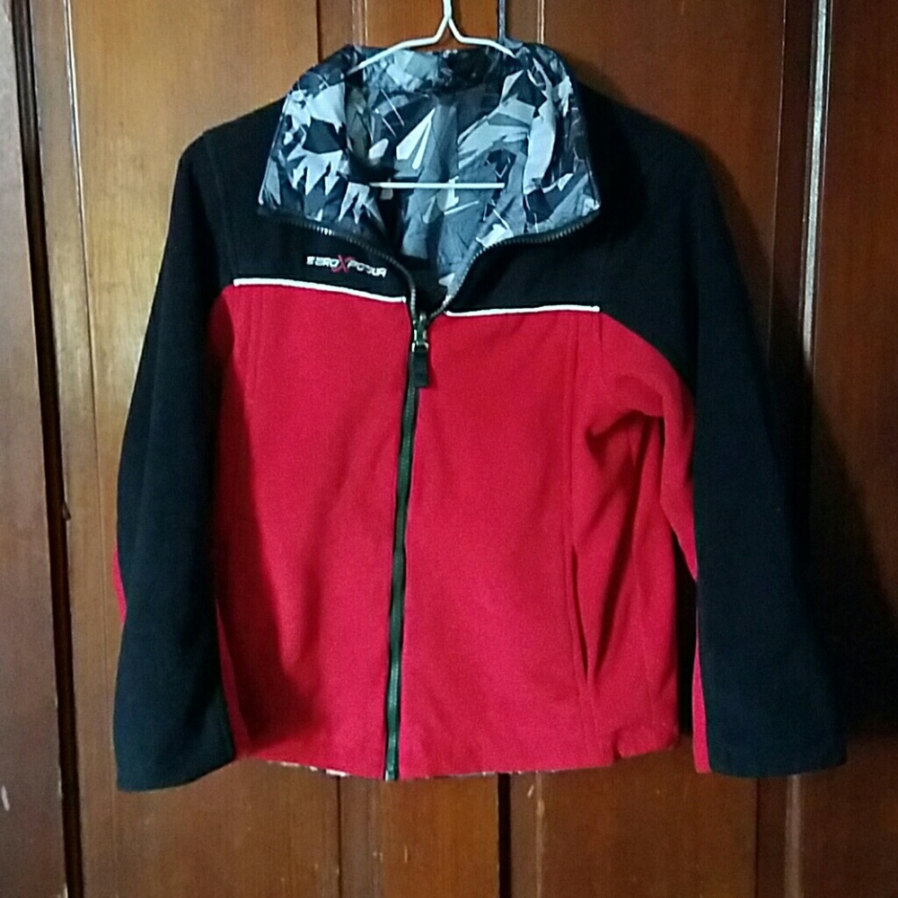 Boys red and black jacket