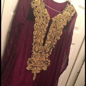Medium/ large floor length Pakistani dress