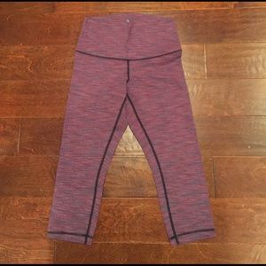 Lululemon Wunder Under Crop II Roll Down