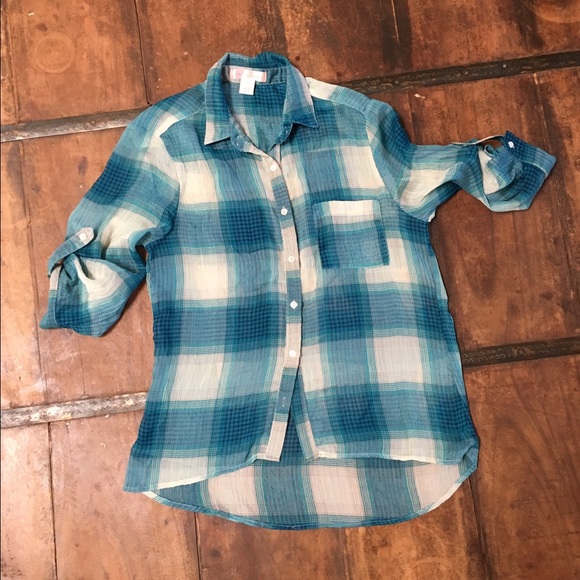 band of Gypsies see-through button shirt - Picture 2 of 4